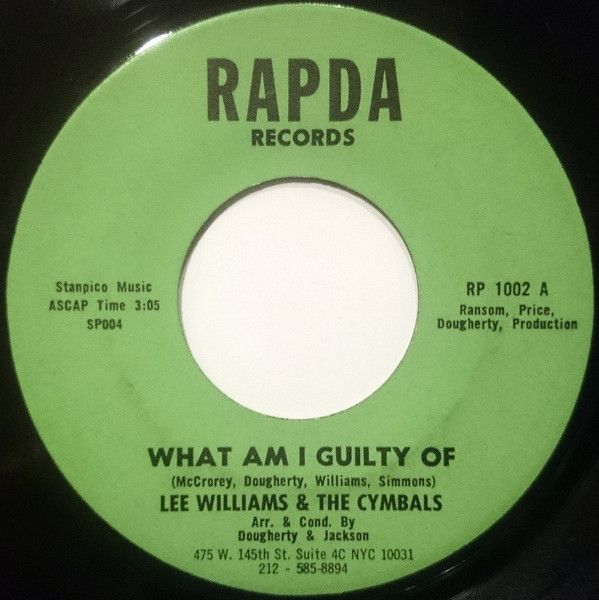 【中古】英7” Lee Williams &amp; The Cymbals What Am I Guilty Of RP1002 Rapda Records /00080