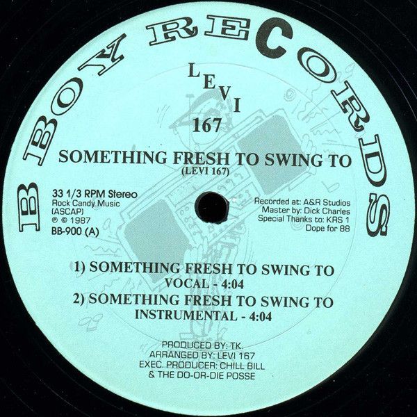 【中古】米12” Levi 167 Something Fresh To Swing To BB900 B-Boy Records /00250