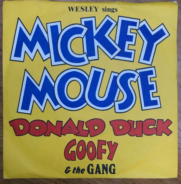 【中古】英7” Wesley Mickey Mouse Donald Duck Goofy &amp; The Gang ANC1045 Anchor /00080