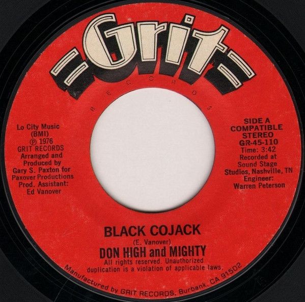 【中古】米7” Don High & Mighty Black Cojack / Love It Comes In All Colors GR45110 Grit Records /00080