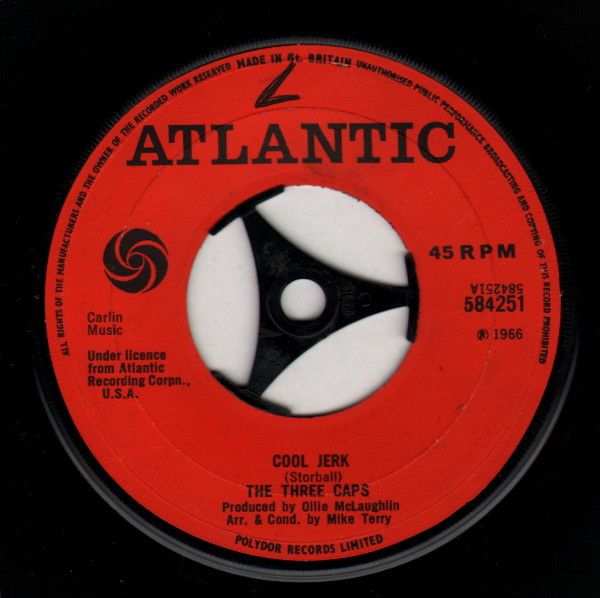 š۱7 Three Caps Cool Jerk / Hello Stranger 584251 Atlantic /00080