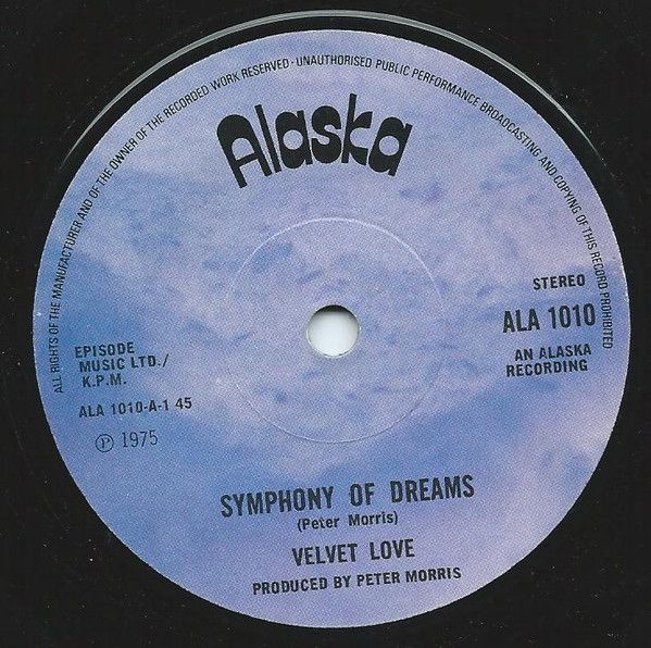【中古】英7” Velvet Love Symphony Of Dreams ALA1010 Alaska /00080