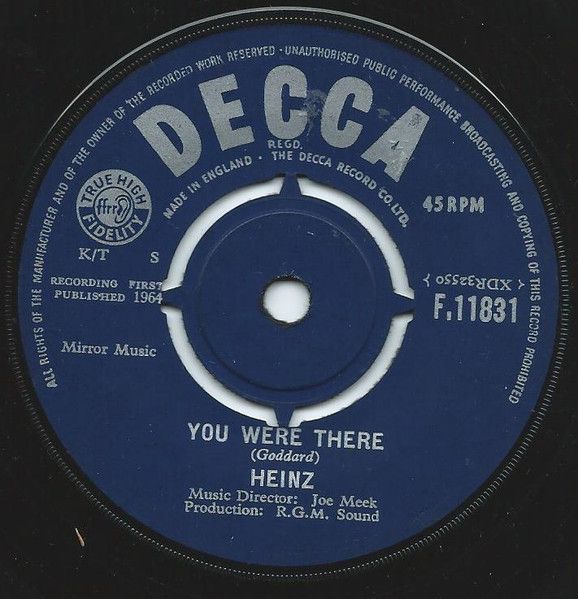 【中古】英7” Heinz You Were There F11831 Decca /00080