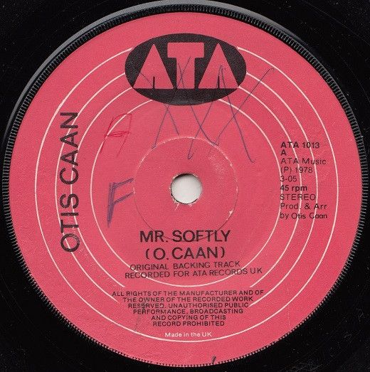 Artist Name: F - 【中古】英7” Otis Caan Mr. Softly ATA1013 Ata /00080