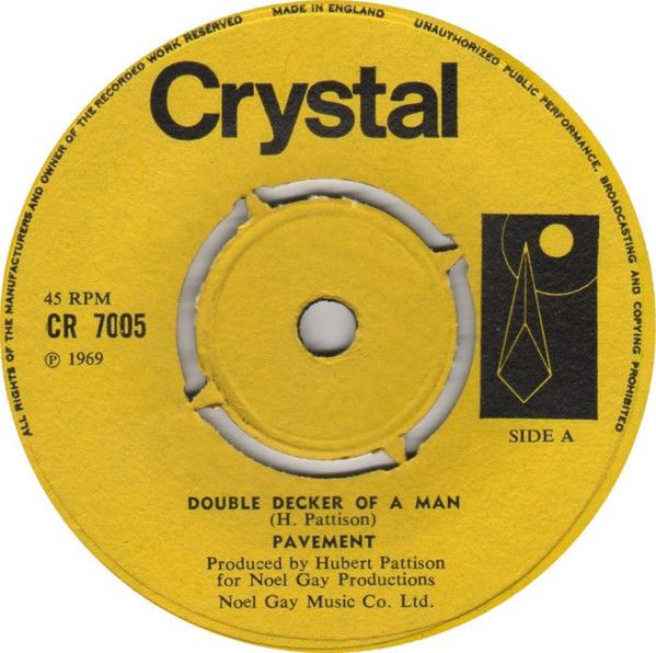 Other - 【中古】英7” Pavement Double Decker Of A Man CR7005 Crystal /00080