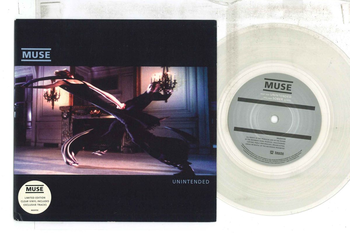 ・アーティスト Muse ・タイトル Unintended / Sober ・レーベル・型番 MUSHROOM MUSH72S ・フォーマット 7インチレコード ・コンディション(盤) 良い (VG+) ・コンディション(ジャケット) 良い (VG+) ・コンディション(帯) オビなし ・特記事項 【カラー盤（クリアー）】 実際に発送される商品の画像です 【ご購入前に必ずご確認ください】 ・本店サイト(www.recordcity.jp)とは価格、送料が違います ・本店サイト、その他支店のオーダーとは同梱発送できません ・注文確定後に別の注文を頂いた場合、注文同士の同梱は致しかねます。 ・別倉庫から発送しているため、店頭受け渡しは対応しておりません ・一部商品は他の通販サイトでも販売しているため、ご注文のタイミングによっては商品のご用意ができない場合がございます。 ・土日祝日はお休みです 金曜・祝前日9時以降のご連絡またはご入金は、返答または発送が週明け・祝日明けに順次対応となります。 ・ご購入後のキャンセル不可 ご購入後のキャンセルはいかなる理由においてもお受けできません。ご了承の上、ご購入くださいませ。 ・日本郵便(ゆうパック/ゆうメール)によるお届けになります。 ・中古品であることをご理解ください 当ストアでは中古商品を主に販売しております。中古品であることをご理解の上ご購入ください。また、一部商品はRecordCityオンラインストアで試聴可能です。 ・返品について お客様のご都合による返品は一切承っておりません。 表記の内容と実際の商品に相違がある場合、また針飛び等で返品・返金をご希望される場合は、商品の到着後1週間以内にご連絡ください。商品の返送をこちらで確認後、キャンセル・返金を行います。 コンディションVG以下の商品は返品できません。プレイに影響のない表面のこすれ傷、プレス起因のノイズ盤は返品の対象外です。 【コンディション表記】 ・ほぼ新品(M-)(Like New) 完全な新品。未使用。当店ではほぼ使用しません ・非常に良い(EX)(Excellent) 中古盤として美品な状態。わずかな経年を感じるものの傷みを感じさせない、当店基準で最高の状態 ・良い(VG+)(Very Good Plus) 丁寧に扱われた中古品で、軽い使用感がみられる。 ・可(VG)(Acceptable) 使い込まれた中古品で、「良い」よりもさらに使用感がみられる。 ・悪い(VG-)(Bad) 状態が悪いアイテム。使用の保障はなく、再生不可、針飛び、目立つノイズがあるかもしれない。状態によるクレーム不可。返品不可。 ・非常に悪い(G)(Very Bad) 「悪い」よりさらに状態が悪いアイテム。使用の保障はなく、再生不可、針飛び、目立つノイズがあるかもしれない。状態によるクレーム不可。返品不可。 ・ジャンク(Fair)(Junk/Fair) 割れている、反っている、水ダメージがある、カビ、ジャケットが分離している、ひどい書き込み、ひどい擦れなど最低の状態。使用の保障はなく、再生不可、針飛び、目立つノイズがあるかもしれない。状態によるクレーム不可。返品不可。 ・ジャンク(Poor)(Junk/Poor) 割れている、反っている、水ダメージがある、カビ、ジャケットが分離している、ひどい書き込み、ひどい擦れなど最低の状態。使用の保障はなく、再生不可、針飛び、目立つノイズがあるかもしれない。状態によるクレーム不可。返品不可。