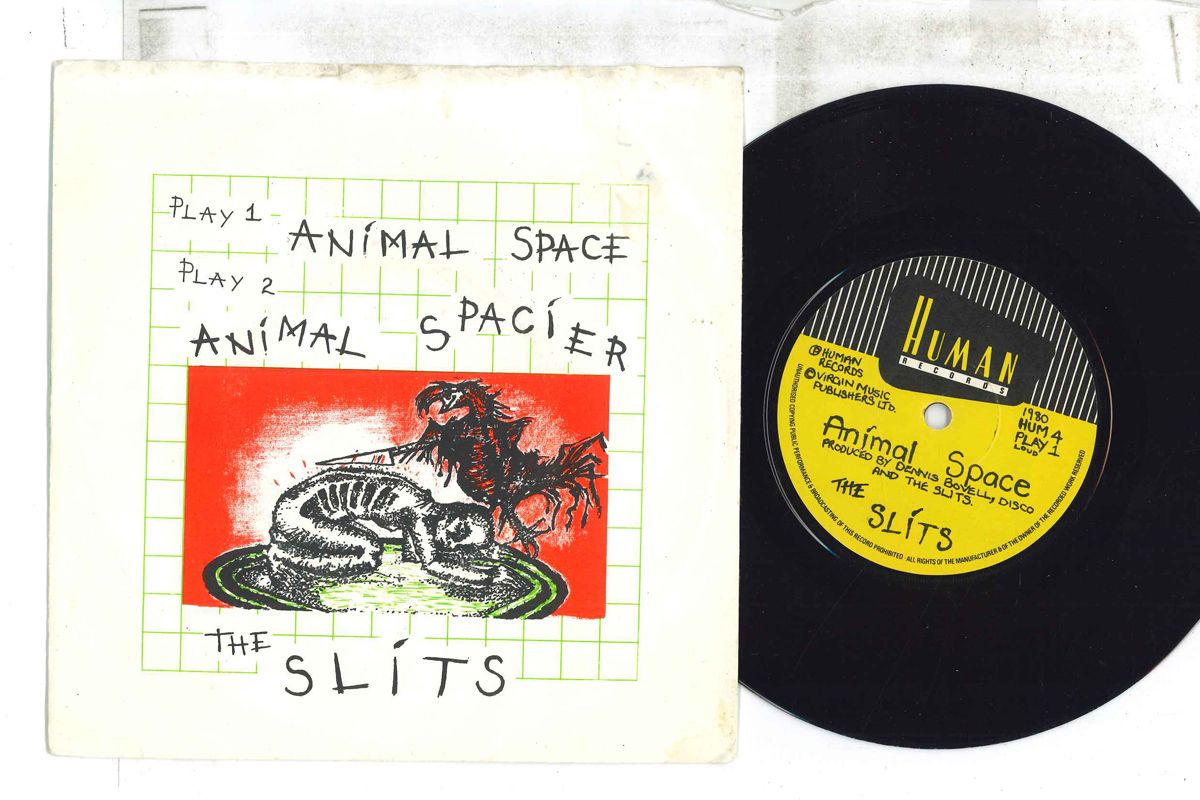 【中古】英7” Slits Animal Space / Animal Spacier HUM4 HUMAN /00080