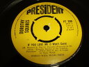 【中古】7” Dorothy Squires If You Love Me (I Wont Care) PT330 President US Vinyl /00...