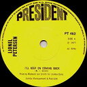 【中古】7” Lionel Petersen Ill Keep On Coming Back / Freight PT462 President UK Viny...