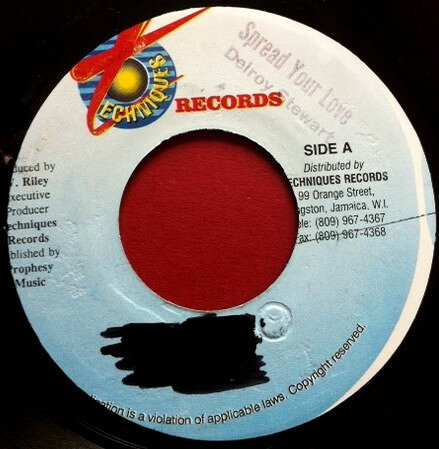 ジャマイカ7” Delroy Stewart Spread Your Love none Techniques /00080