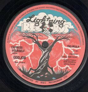 7” Oddjob Express Yourself / Rasshopper TRO9016 LIGHTNING RECORDS /00080