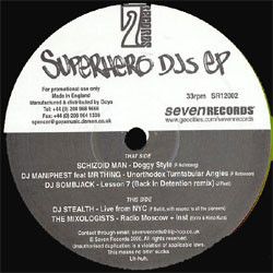 【中古】英12” Various Superhero DJs EP SR12002PROMO Seven Records /00250