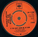 【中古】英7” Harold Melvin & The Blue Notes If You Dont Know Me By Now CBSS8496 CBS /...