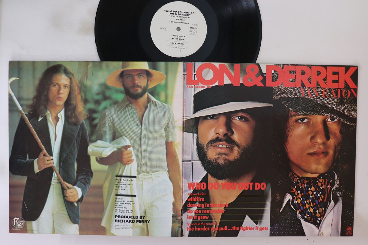 【中古】LP Lon & Derrek Van Eaton Who Do You Out Do GP236PROMO A&M プロモ /00260