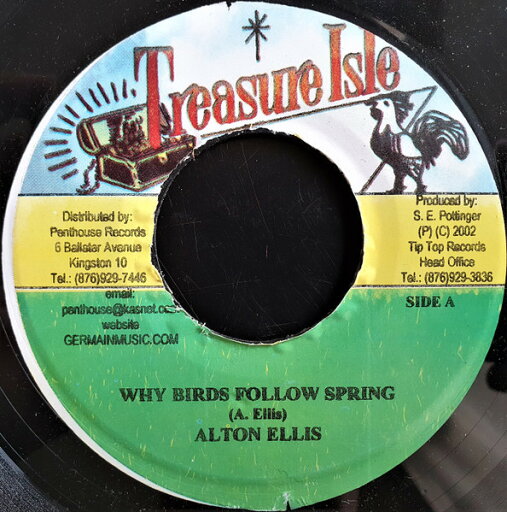 【中古】ジャマイカ7” Alton Ellis Why Birds Follow Spring / I Cant Stop Now NONE Treasure Isle /00080 【中古】ジャマイカ7” Alton Ellis Why Birds Follow Spring / I Cant Stop Now NONE Treasure Isle /00080