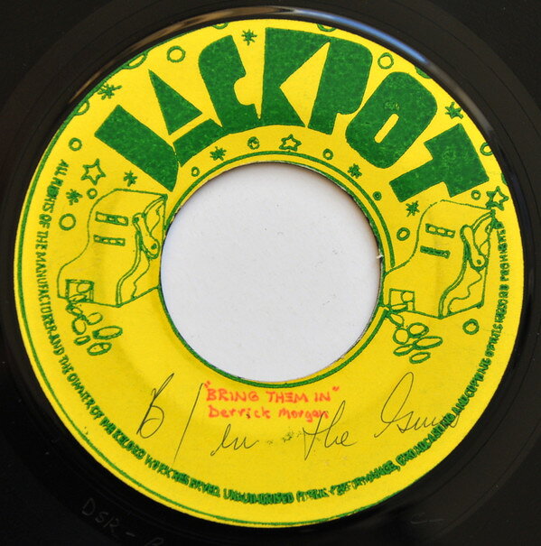 【中古】7” Derrick Morgan Bring In The Guns / Still Around NONE Jackpot /00080