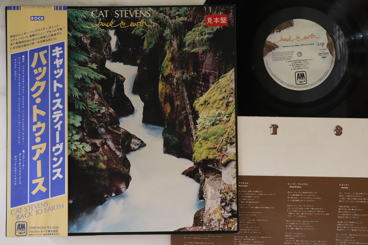 【中古】LP Cat Stevens Back To Earth AMP6030PROMO A&M RECORDS プロモ /00260