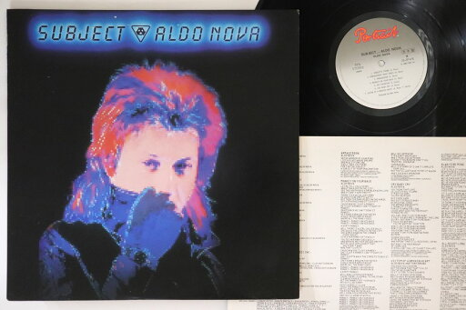 【中古】LP Aldo Nova Subject 253P478PROMO EPIC プロモ /00260 【中古】LP Aldo Nova Subject 253P478PROMO EPIC プロモ /00260