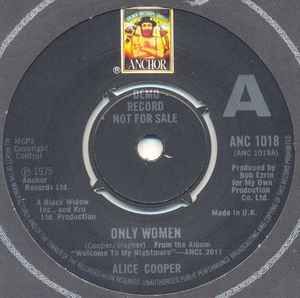 【中古】英7” Alice Cooper Only Women ANC1018PROMO Anchor プロモ /00080