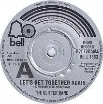 【中古】英7” Glitter Band Lets Get Together Again / Jukebox Queen BELL1383PROMO Bell Records プロモ /00080 【中古】英7” Glitter Band Lets Get Together Again / Jukebox Queen BELL1383PROMO Bell Records プロモ /00080