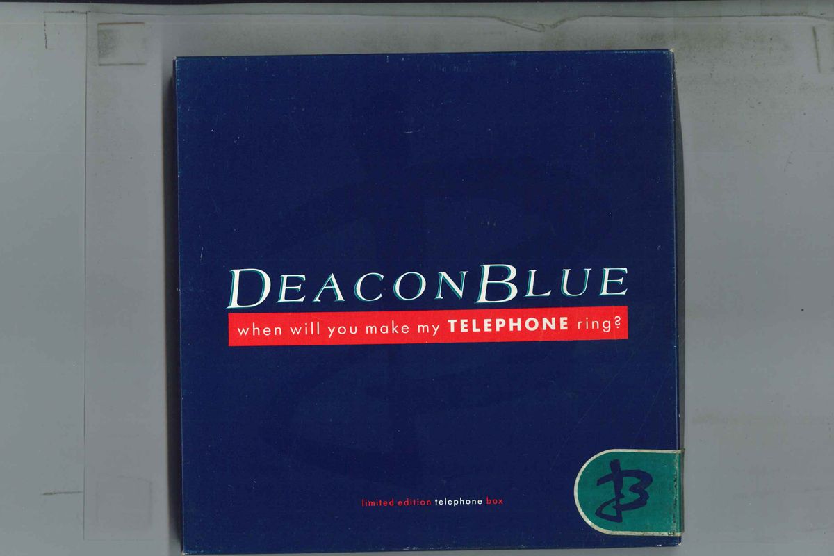 【中古】7” Deacon Blue When Will You Make My Telephone Ring DEACB5 CBS UK Vinyl /001...