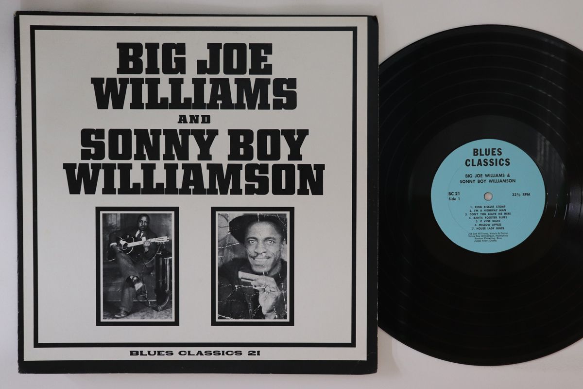 【中古】LP Big Joe Williams Big Joe Williams And Sonny Boy BC21 BLUES CLASSICS US /00260