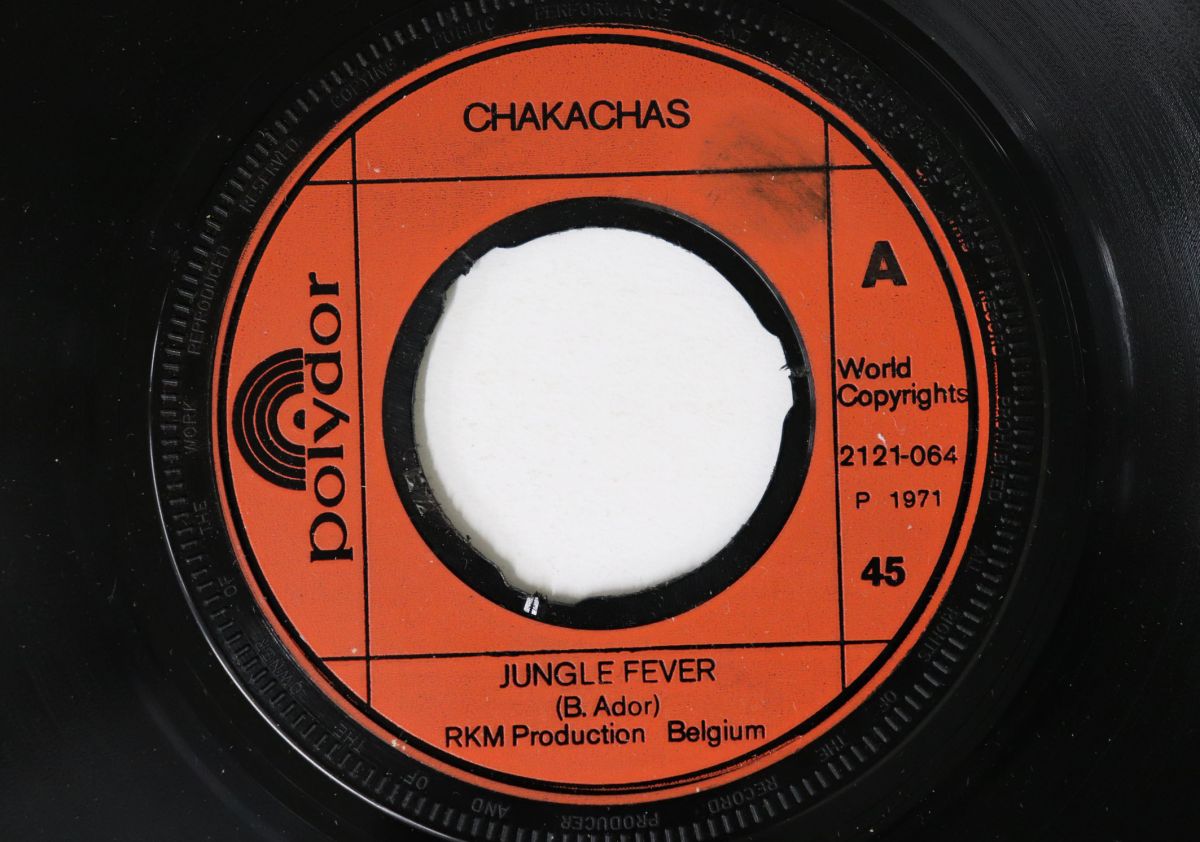 【中古】英7” Chakachas Jungle Fever / Cha Ka Cha 2121064 Polydor /00080