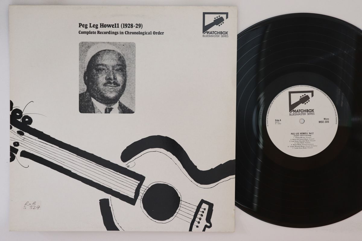 【中古】LP Peg Leg Howell 1928-29 - Complete Recordings MSE205 MATCHBOX UK Vinyl /00260