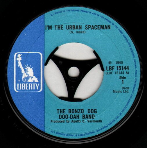 【中古】英7” Bonzo Dog Doo-Dah Band Im The Urban Spaceman LBF15144 Liberty /00080 【中古】英7” Bonzo Dog Doo-Dah Band Im The Urban Spaceman LBF15144 Liberty /00080
