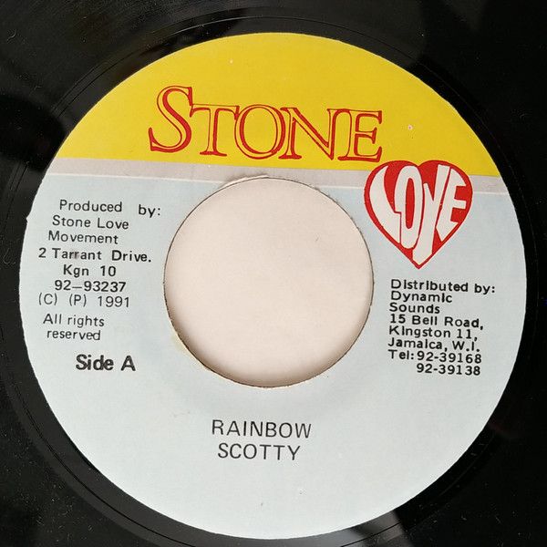 【中古】ジャマイカ7” Scotty Rainbow NONE Stone Love /00080