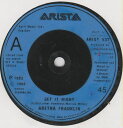 【中古】英7” Aretha Franklin Get It Right ARIST537 Arista /00080