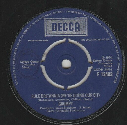 【中古】英7” Grumpy Rule Britannia (Were Doing Our Bit) F13492 Decca /00080 【中古】英7” Grumpy Rule Britannia (Were Doing Our Bit) F13492 Decca /00080