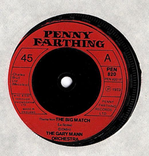 【中古】英7” Gary Mann Orchestra Theme From The Big Match PEN820 Penny Farthing /00080