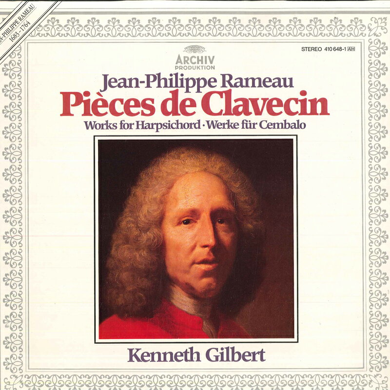 【中古】LP Jean-Philippe Rameau - Kenneth Pi ces De Clavecin 410648 Archiv Produktion /00400