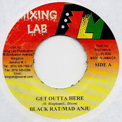 Other - 【中古】7” Black Rat / Madd Anju Get Outta Here NONE Mixing Lab /00080