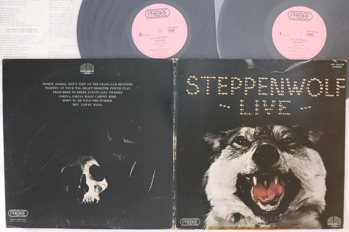 【中古】2LP Steppenwolf Live IPP9443B PROBE /00400