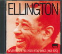 【中古】CD Duke Ellington Never Before Released Recordings(1965-1972) PHCE5036 日本フォノ...