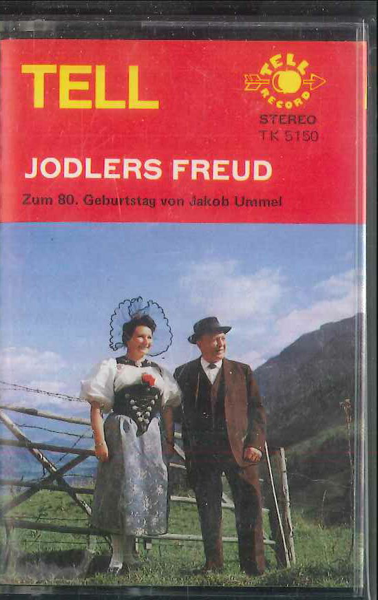 【中古】スイスCassette Various Jodlers Freud Zum 80. Geburtstag von Jakob Ummel TK5150 TELL /00110