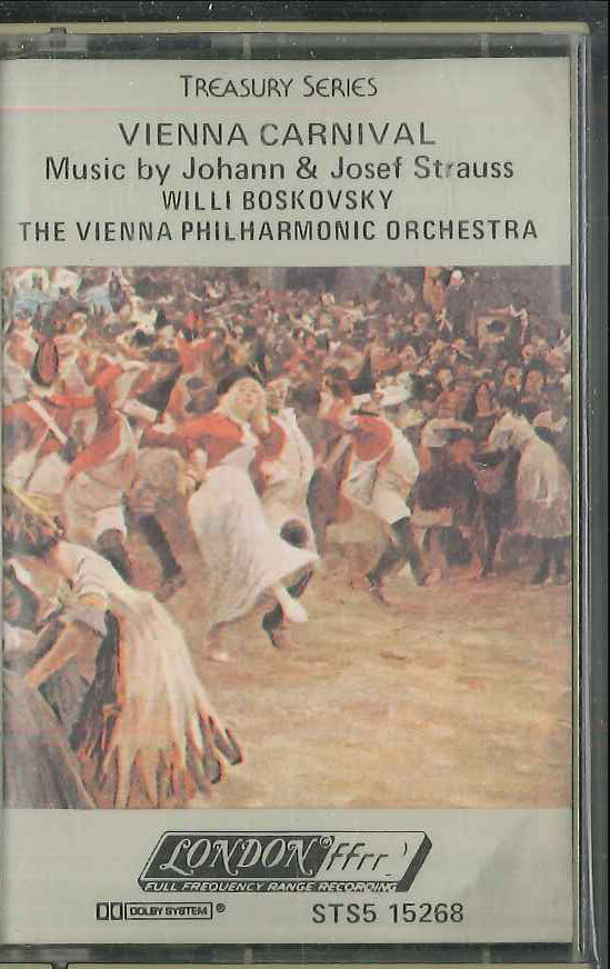 【中古】米Cassette Willi Boskovsky, Vienna Philha Vienna Carnival - Music By Johann And Josef St..