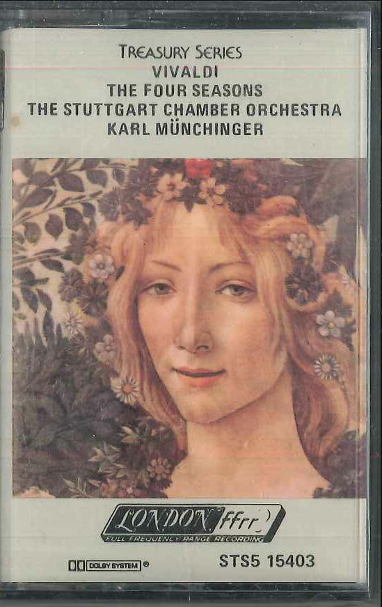 ・アーティスト Karl Munhinger ・タイトル Vivaldi - Four Seasons ・レーベル・型番 LONDON STS515403 ・フォーマット カセットテープ ・コンディション(盤) 良い (VG+) ・コンディション(ジャケット) 良い (VG+) ・コンディション(帯) オビなし ・特記事項 【ケース汚れ】【ケース擦れ】【盤汚れ】 サンプル画像です。実際の商品の画像ではありません 商品写真はバーコード/カタログ番号に対応したサンプル画像ですので、お送りする商品の画像ではありません。帯やライナーなどの付属品は、特記事項に記載されている場合のみ含まれます。プロモやカラーレコードなどの仕様についても、該当する場合のみ特記事項に記載しています。 【ご購入前に必ずご確認ください】 ・本店サイト(www.recordcity.jp)とは価格、送料が違います ・本店サイト、その他支店のオーダーとは同梱発送できません ・注文確定後に別の注文を頂いた場合、注文同士の同梱は致しかねます。 ・別倉庫から発送しているため、店頭受け渡しは対応しておりません ・一部商品は他の通販サイトでも販売しているため、ご注文のタイミングによっては商品のご用意ができない場合がございます。 ・土日祝日はお休みです 金曜・祝前日9時以降のご連絡またはご入金は、返答または発送が週明け・祝日明けに順次対応となります。 ・ご購入後のキャンセル不可 ご購入後のキャンセルはいかなる理由においてもお受けできません。ご了承の上、ご購入くださいませ。 ・日本郵便(ゆうパック/ゆうメール)によるお届けになります。 ・中古品であることをご理解ください 当ストアでは中古商品を主に販売しております。中古品であることをご理解の上ご購入ください。また、一部商品はRecordCityオンラインストアで試聴可能です。 ・返品について お客様のご都合による返品は一切承っておりません。 表記の内容と実際の商品に相違がある場合、また針飛び等で返品・返金をご希望される場合は、商品の到着後1週間以内にご連絡ください。商品の返送をこちらで確認後、キャンセル・返金を行います。 コンディションVG以下の商品は返品できません。プレイに影響のない表面のこすれ傷、プレス起因のノイズ盤は返品の対象外です。 【コンディション表記】 ・ほぼ新品(M-)(Like New) 完全な新品。未使用。当店ではほぼ使用しません ・非常に良い(EX)(Excellent) 中古盤として美品な状態。わずかな経年を感じるものの傷みを感じさせない、当店基準で最高の状態 ・良い(VG+)(Very Good Plus) 丁寧に扱われた中古品で、軽い使用感がみられる。 ・可(VG)(Acceptable) 使い込まれた中古品で、「良い」よりもさらに使用感がみられる。 ・悪い(VG-)(Bad) 状態が悪いアイテム。使用の保障はなく、再生不可、針飛び、目立つノイズがあるかもしれない。状態によるクレーム不可。返品不可。 ・非常に悪い(G)(Very Bad) 「悪い」よりさらに状態が悪いアイテム。使用の保障はなく、再生不可、針飛び、目立つノイズがあるかもしれない。状態によるクレーム不可。返品不可。 ・ジャンク(Fair)(Junk/Fair) 割れている、反っている、水ダメージがある、カビ、ジャケットが分離している、ひどい書き込み、ひどい擦れなど最低の状態。使用の保障はなく、再生不可、針飛び、目立つノイズがあるかもしれない。状態によるクレーム不可。返品不可。 ・ジャンク(Poor)(Junk/Poor) 割れている、反っている、水ダメージがある、カビ、ジャケットが分離している、ひどい書き込み、ひどい擦れなど最低の状態。使用の保障はなく、再生不可、針飛び、目立つノイズがあるかもしれない。状態によるクレーム不可。返品不可。