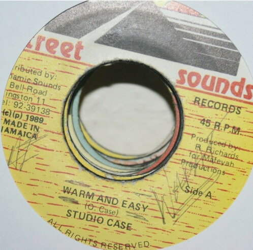 Artist Name: K - 【中古】7” Orville ”Bagga” Case Warm And Easy NONE Street Sounds Record /00080