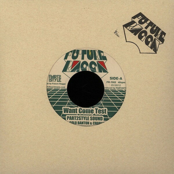 Artist Name: K - 【中古】7” Part2Style Sound, Solo Banton Want Come Test / Run Up The World FR7002 Future Ragga /00080