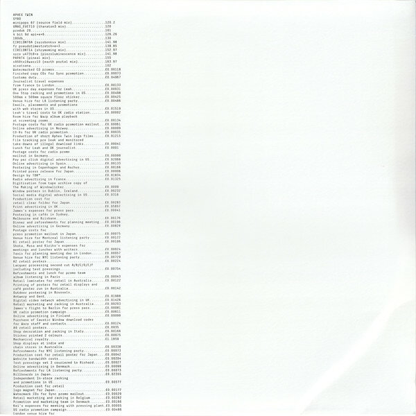 ・アーティスト Aphex Twin ・タイトル Syro ・レーベル・型番 Warp Records WARPLP247 ・フォーマット LPレコード ・コンディション(盤) 新品 (M) ・コンディション(ジャケット) 新品 (M) ・コンディション(帯) オビなし ・特記事項 【未開封】 サンプル画像です。実際の商品の画像ではありません 商品写真はバーコード/カタログ番号に対応したサンプル画像ですので、お送りする商品の画像ではありません。帯やライナーなどの付属品は、特記事項に記載されている場合のみ含まれます。プロモやカラーレコードなどの仕様についても、該当する場合のみ特記事項に記載しています。 【ご購入前に必ずご確認ください】 ・本店サイト(www.recordcity.jp)とは価格、送料が違います ・本店サイト、その他支店のオーダーとは同梱発送できません ・注文確定後に別の注文を頂いた場合、注文同士の同梱は致しかねます。 ・別倉庫から発送しているため、店頭受け渡しは対応しておりません ・一部商品は他の通販サイトでも販売しているため、ご注文のタイミングによっては商品のご用意ができない場合がございます。 ・土日祝日はお休みです 金曜・祝前日9時以降のご連絡またはご入金は、返答または発送が週明け・祝日明けに順次対応となります。 ・ご購入後のキャンセル不可 ご購入後のキャンセルはいかなる理由においてもお受けできません。ご了承の上、ご購入くださいませ。 ・日本郵便(ゆうパック/ゆうメール)によるお届けになります。 ・中古品であることをご理解ください 当ストアでは中古商品を主に販売しております。中古品であることをご理解の上ご購入ください。また、一部商品はRecordCityオンラインストアで試聴可能です。 ・返品について お客様のご都合による返品は一切承っておりません。 表記の内容と実際の商品に相違がある場合、また針飛び等で返品・返金をご希望される場合は、商品の到着後1週間以内にご連絡ください。商品の返送をこちらで確認後、キャンセル・返金を行います。 コンディションVG以下の商品は返品できません。プレイに影響のない表面のこすれ傷、プレス起因のノイズ盤は返品の対象外です。 【コンディション表記】 ・ほぼ新品(M-)(Like New) 完全な新品。未使用。当店ではほぼ使用しません ・非常に良い(EX)(Excellent) 中古盤として美品な状態。わずかな経年を感じるものの傷みを感じさせない、当店基準で最高の状態 ・良い(VG+)(Very Good Plus) 丁寧に扱われた中古品で、軽い使用感がみられる。 ・可(VG)(Acceptable) 使い込まれた中古品で、「良い」よりもさらに使用感がみられる。 ・悪い(VG-)(Bad) 状態が悪いアイテム。使用の保障はなく、再生不可、針飛び、目立つノイズがあるかもしれない。状態によるクレーム不可。返品不可。 ・非常に悪い(G)(Very Bad) 「悪い」よりさらに状態が悪いアイテム。使用の保障はなく、再生不可、針飛び、目立つノイズがあるかもしれない。状態によるクレーム不可。返品不可。 ・ジャンク(Fair)(Junk/Fair) 割れている、反っている、水ダメージがある、カビ、ジャケットが分離している、ひどい書き込み、ひどい擦れなど最低の状態。使用の保障はなく、再生不可、針飛び、目立つノイズがあるかもしれない。状態によるクレーム不可。返品不可。 ・ジャンク(Poor)(Junk/Poor) 割れている、反っている、水ダメージがある、カビ、ジャケットが分離している、ひどい書き込み、ひどい擦れなど最低の状態。使用の保障はなく、再生不可、針飛び、目立つノイズがあるかもしれない。状態によるクレーム不可。返品不可。