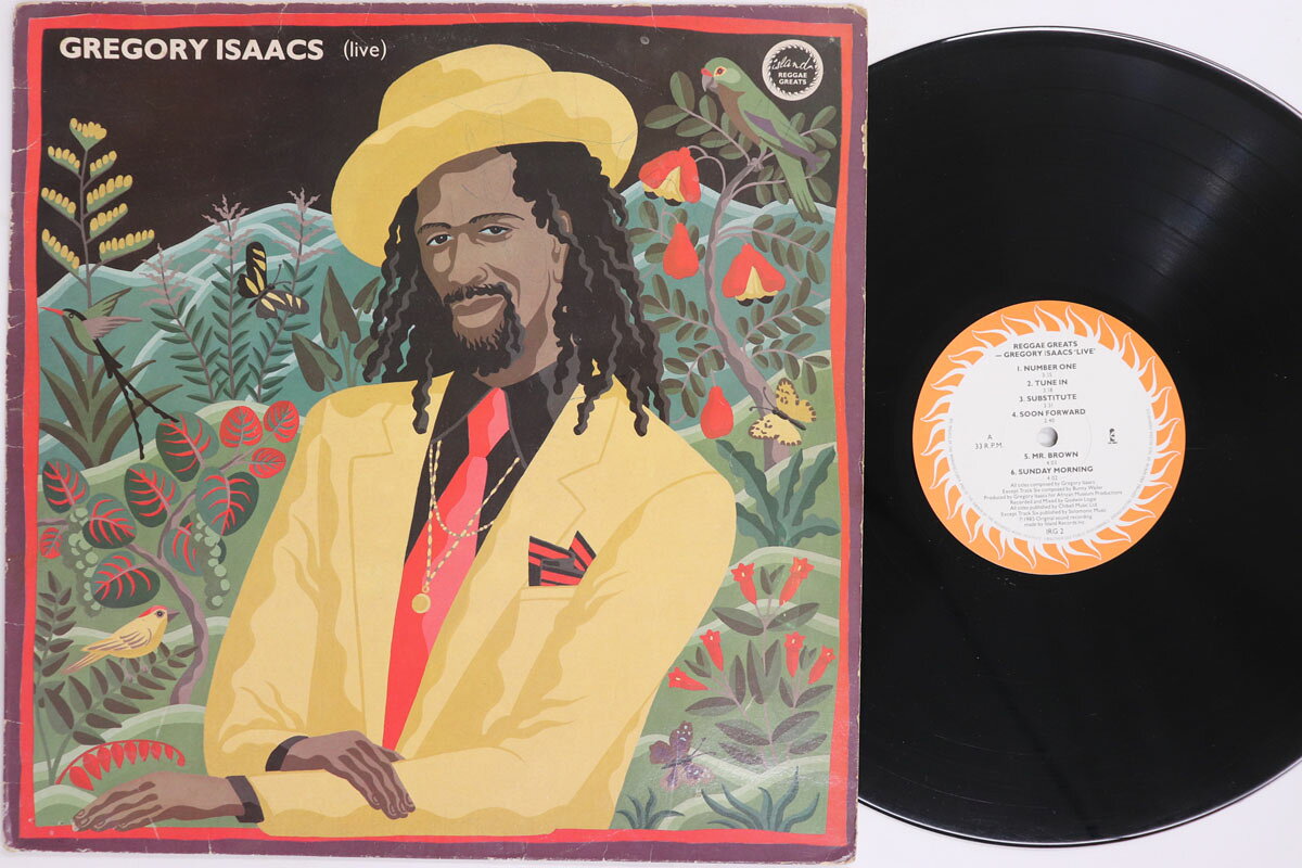 【中古】LP Gregory Isaacs Reggae Greats: Gregory Isaacs Live IRG2 Island Records /00260