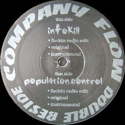 【中古】12” Company Flow Infokill / Population Control OFF12021 Official Recordings US /00250