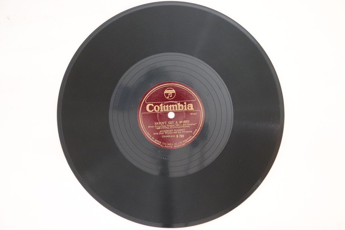 【中古】78RPM/SP Rosemary Coloney Havent Got A Worry M789 COLUMBIA /00500
