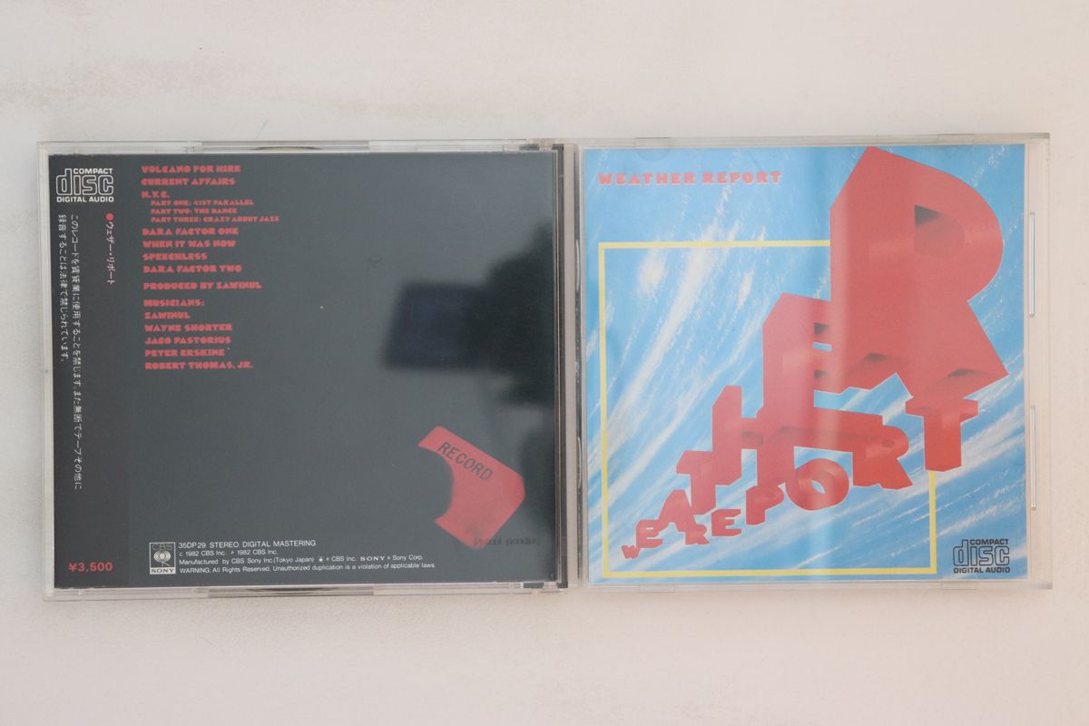 【中古】CD Weather Report Weather Report 35DP29 CBS/Sony /00110