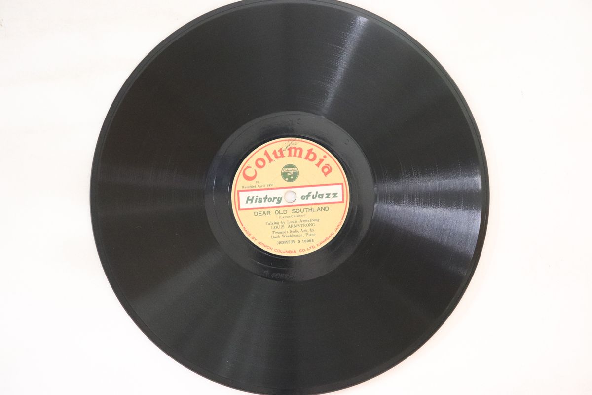 【中古】78RPM/SP Louis Armstrong / Mead Lux Lew Dear Old Southland / Honky Tonk Train Blues S10005 COLUMBIA /00500