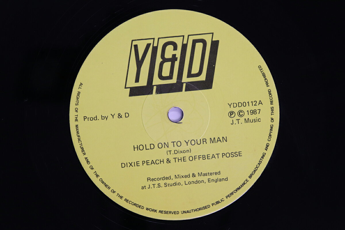 【中古】英12” Dixie Peach &amp; The Offbeat Poss Hold On To Your Man / Tonight Is The Night YDD0112 Y &amp; D /00250