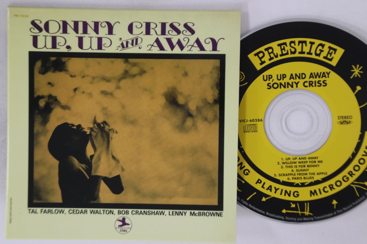 【中古】CD Sonny Criss Up, Up And Away (紙ジャケット仕様) VICJ60286 PRESTIGE 紙ジャケ /00110